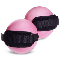 М'яч обважений з манжетом PRO-SUPRA WEIGHTED ENERGY BALL 030-1_5LB 11см рожевий
