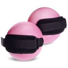 М'яч обважений з манжетом PRO-SUPRA WEIGHTED ENERGY BALL 030-1_5LB 11см рожевий