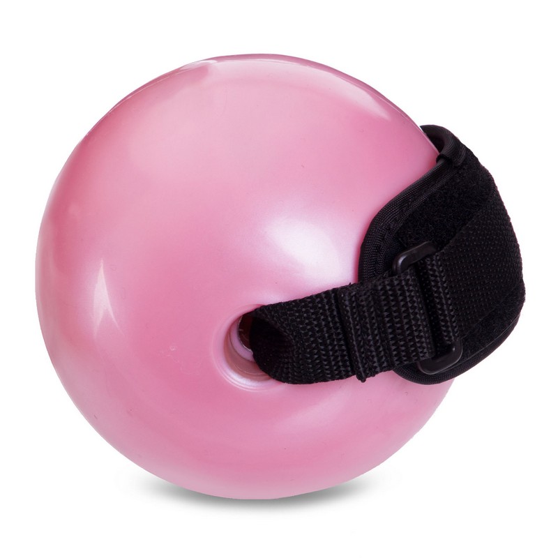 М'яч обважений з манжетом PRO-SUPRA WEIGHTED ENERGY BALL 030-1_5LB 11см рожевий