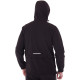 Кофта спортивна на блискавці з капюшоном JASON 0991 M-2XL чорний