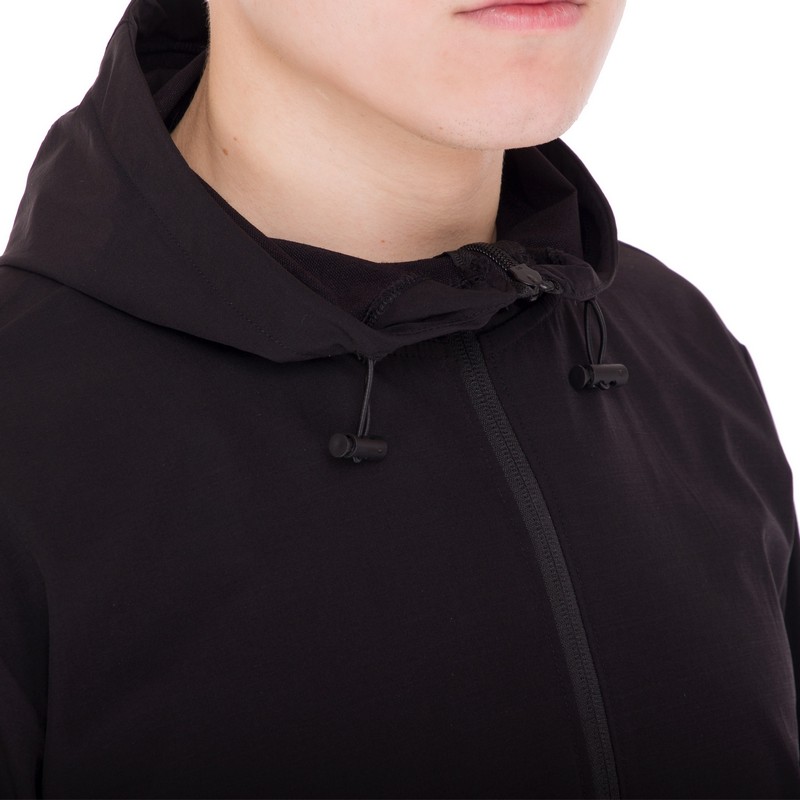 Кофта спортивна на блискавці з капюшоном JASON 0991 M-2XL чорний