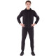 Кофта спортивна на блискавці з капюшоном JASON 0991 M-2XL чорний