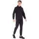 Кофта спортивна на блискавці з капюшоном JASON 0991 M-2XL чорний