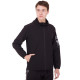 Кофта спортивна на блискавці з капюшоном JASON 0991 M-2XL чорний