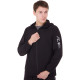 Кофта спортивна на блискавці з капюшоном JASON 0991 M-2XL чорний