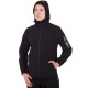 Кофта спортивна на блискавці з капюшоном JASON 0991 M-2XL чорний
