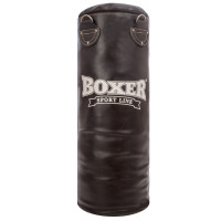 Мішок боксерський Циліндричний Шкіра BOXER Класік 1001-04 80х28см чорний