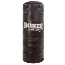 Мішок боксерський Циліндричний Шкіра BOXER Класік 1001-04 80х28см чорний