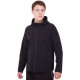 Кофта спортивна на блискавці з капюшоном JASON 1003 M-3XL чорний