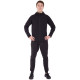 Кофта спортивна на блискавці з капюшоном JASON 1003 M-3XL чорний