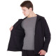 Кофта спортивна на блискавці з капюшоном JASON 1003 M-3XL чорний
