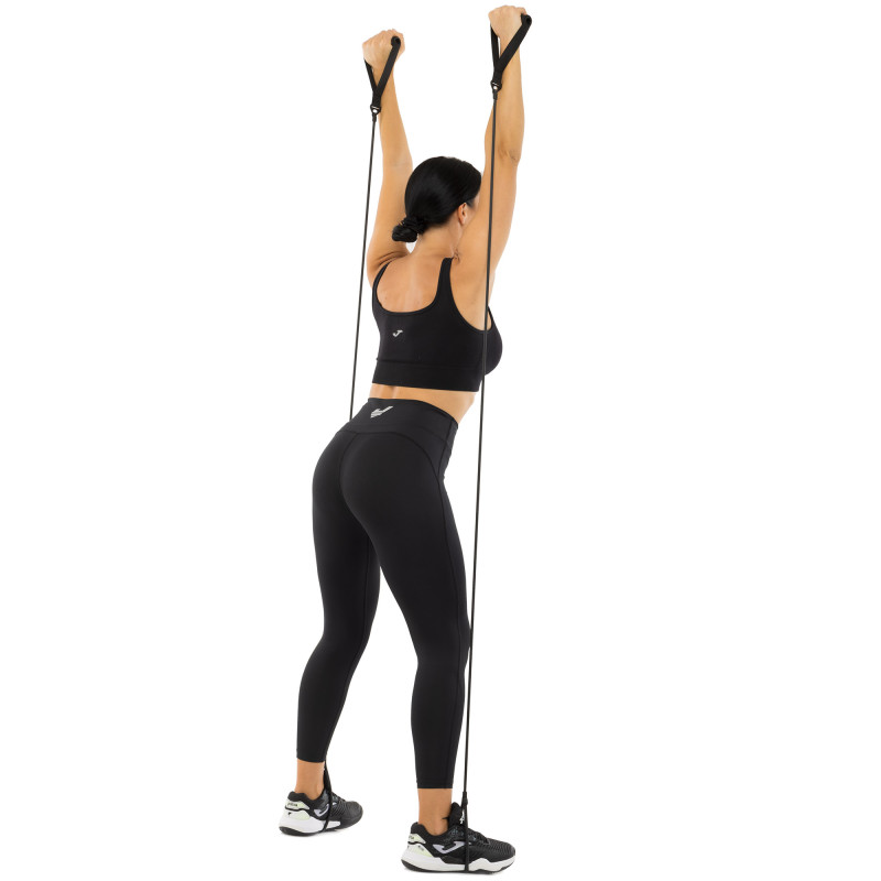 Еспандер трубчастий з ручками та лямками для ніг BODY SHAPER SP-Sport 10046 чорний