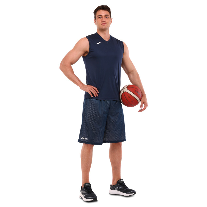 Шорти баскетбольні двосторонні Joma ROOKIE 100529-300 4XS-3XL темно-синій-білий
