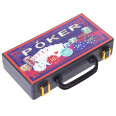 Набір для покеру у пластиковому кейсі Poker game set Poker game set SP-Sport 100S-2A 100 фішок