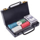 Набір для покеру у пластиковому кейсі Poker game set Poker game set SP-Sport 100S-2A 100 фішок