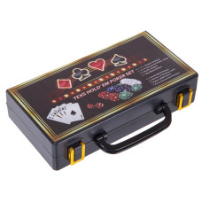 Набір для покеру у пластиковому кейсі Texas Holdem Poker set SP-Sport 100S-2C 100 фішок