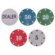 Набір для покеру у пластиковому кейсі Texas Holdem Poker set SP-Sport 100S-2C 100 фішок