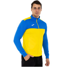 Кофта спортивна на блискавці Joma WINNER 101008-907 XS-XL синій-жовтий
