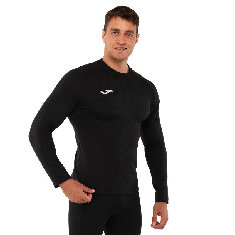 Лонгслів компресійний спортивний Joma BRAMA FLEECE 101015-100 S-XL чорний