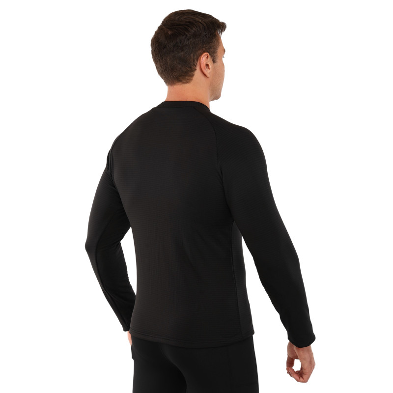 Лонгслів компресійний спортивний Joma BRAMA FLEECE 101015-100 S-XL чорний