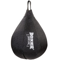 Груша боксерська підвісна краплеподібна набивна BOXER 1013-02 36x25см чорний