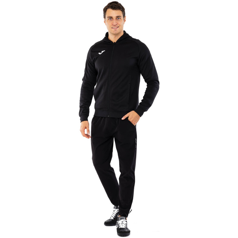 Кофта спортивна на блискавці з капюшоном Joma COMBI 101303-100 S-XL чорний