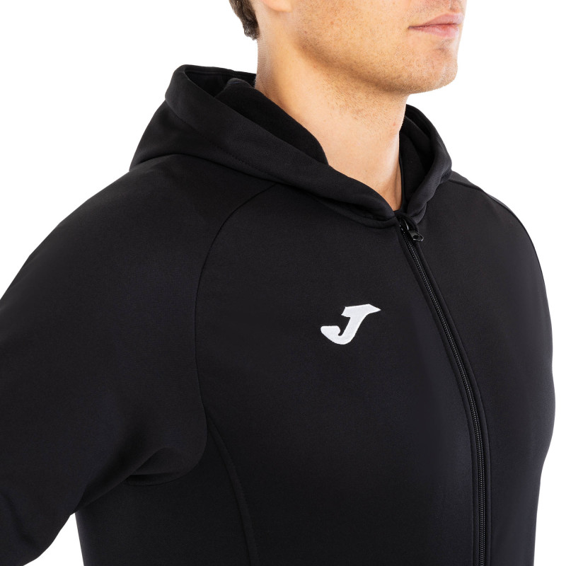 Кофта спортивна на блискавці з капюшоном Joma COMBI 101303-100 S-XL чорний