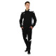 Костюм спортивний кофта на блискавці та штани Joma CHAMPIONSHIP VI 101953-102 6XS-2XL чорний-білий