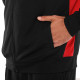 Костюм спортивний кофта на блискавці та штани Joma CHAMPIONSHIP VI 101953-106 6XS-2XL чорний-червоний