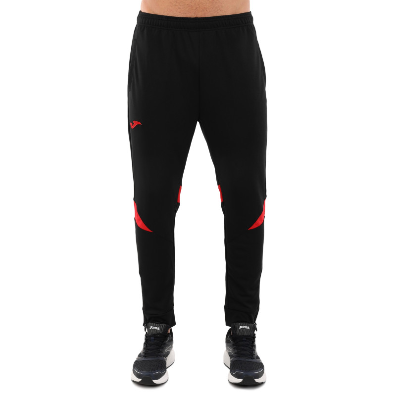 Костюм спортивний кофта на блискавці та штани Joma CHAMPIONSHIP VI 101953-106 6XS-2XL чорний-червоний