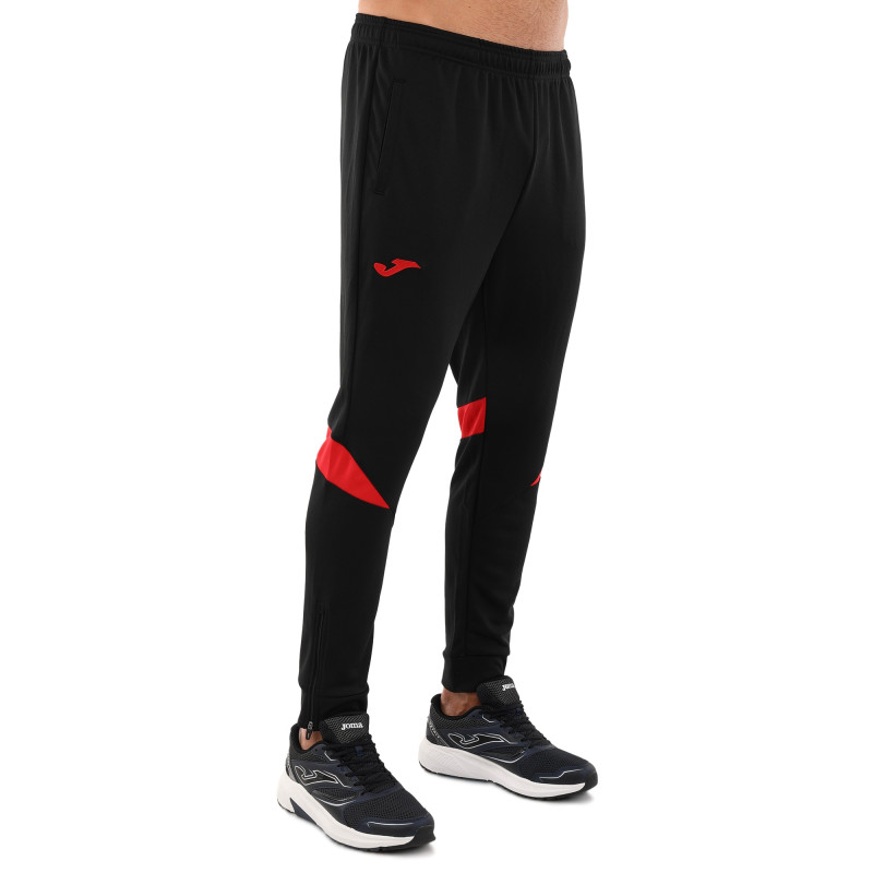 Костюм спортивний кофта на блискавці та штани Joma CHAMPIONSHIP VI 101953-106 6XS-2XL чорний-червоний