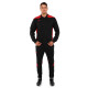 Костюм спортивний кофта на блискавці та штани Joma CHAMPIONSHIP VI 101953-106 6XS-2XL чорний-червоний