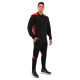 Костюм спортивний кофта на блискавці та штани Joma CHAMPIONSHIP VI 101953-106 6XS-2XL чорний-червоний