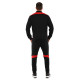 Костюм спортивний кофта на блискавці та штани Joma CHAMPIONSHIP VI 101953-106 6XS-2XL чорний-червоний