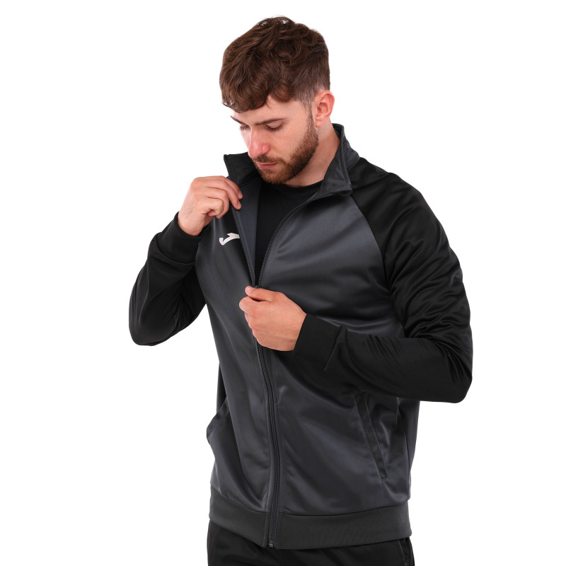 Костюм спортивний кофта на блискавці та штани Joma ACADEMY IV 101966-151 6XS-XL чорний