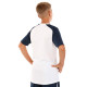 Футболка чоловіча Joma ACADEMY IV 101968-203 4XS-3XL білий-темно-синій