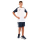 Футболка чоловіча Joma ACADEMY IV 101968-203 4XS-3XL білий-темно-синій