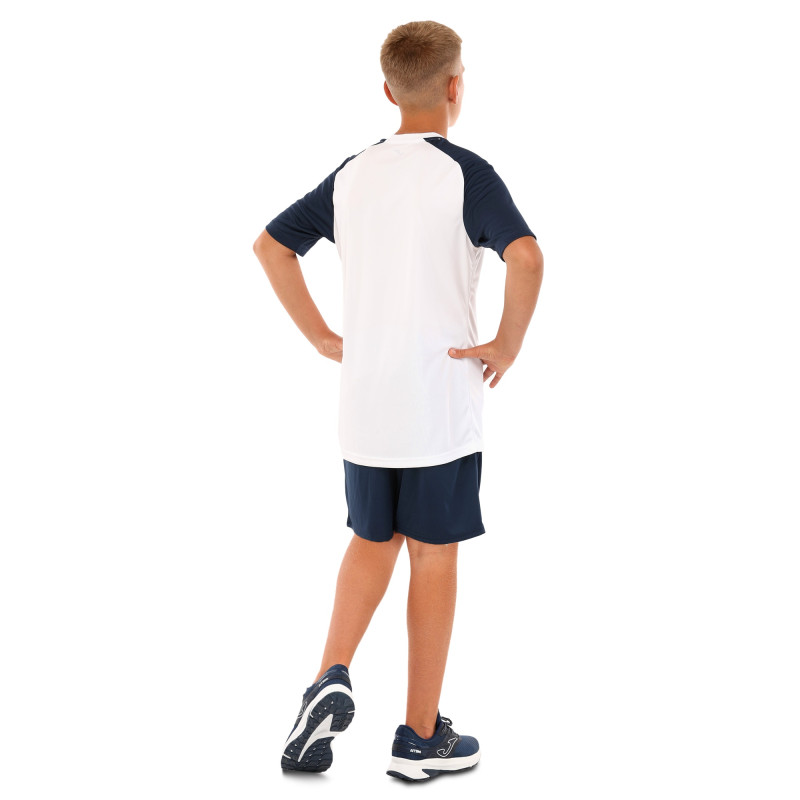 Футболка чоловіча Joma ACADEMY IV 101968-203 4XS-3XL білий-темно-синій