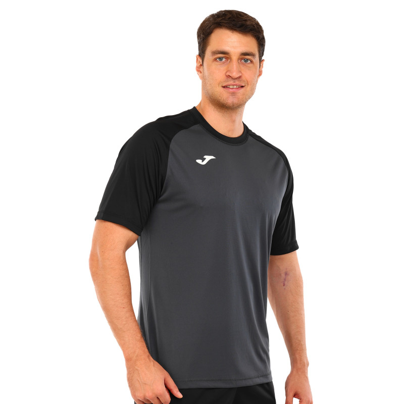 Футболка чоловіча Joma ACADEMY IV 102218-151 4XS-2XL сірий-чорний