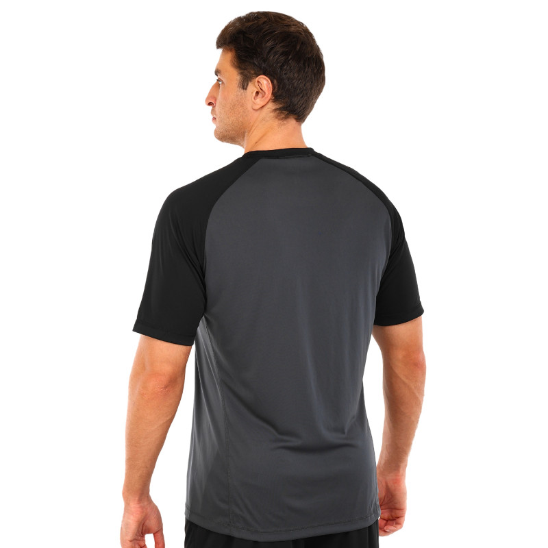 Футболка чоловіча Joma ACADEMY IV 102218-151 4XS-2XL сірий-чорний