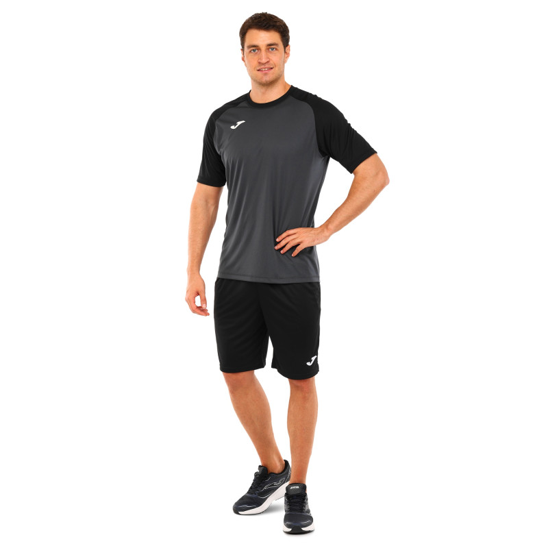 Футболка чоловіча Joma ACADEMY IV 102218-151 4XS-2XL сірий-чорний