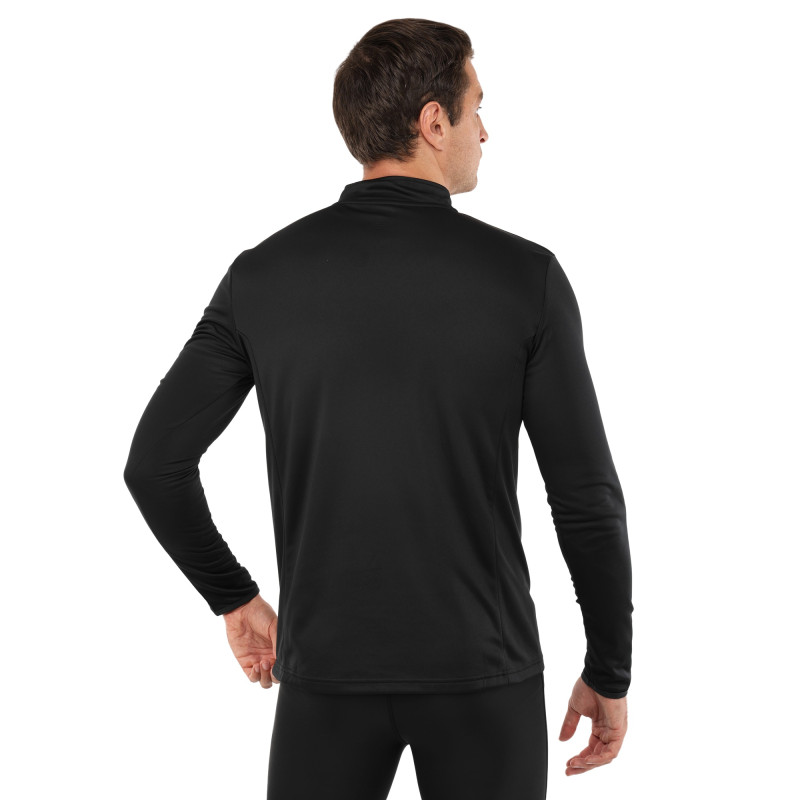 Лонгслів спортивний на блискавці Joma RUNNING NIGHT 102241-100 S-XL чорний