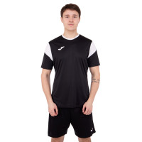 Форма футбольна комплект футболка та шорти Joma PHOENIX 102741-102 XS-2XL чорний-білий