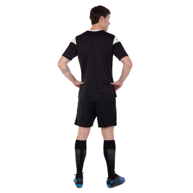 Форма футбольна комплект футболка та шорти Joma PHOENIX 102741-102 XS-2XL чорний-білий