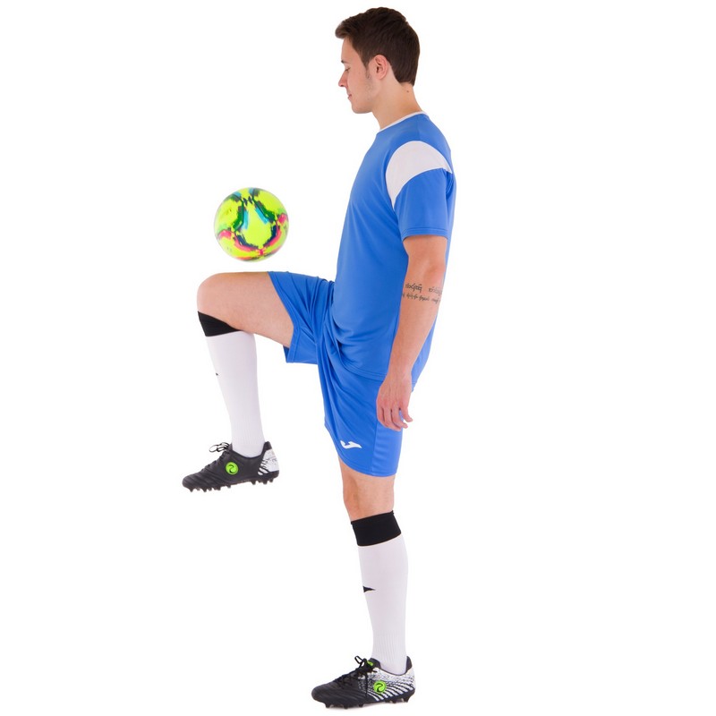 Форма футбольна комплект футболка та шорти Joma PHOENIX 102741-702 XS-2XL синій-білий