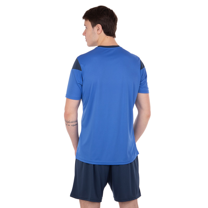 Форма футбольна комплект футболка та шорти Joma PHOENIX 102741-703 4XS-2XL синій-темно-синій
