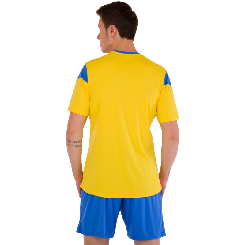 Форма футбольна комплект футболка та шорти Joma PHOENIX 102741-907 4XS-2XL жовтий-синій