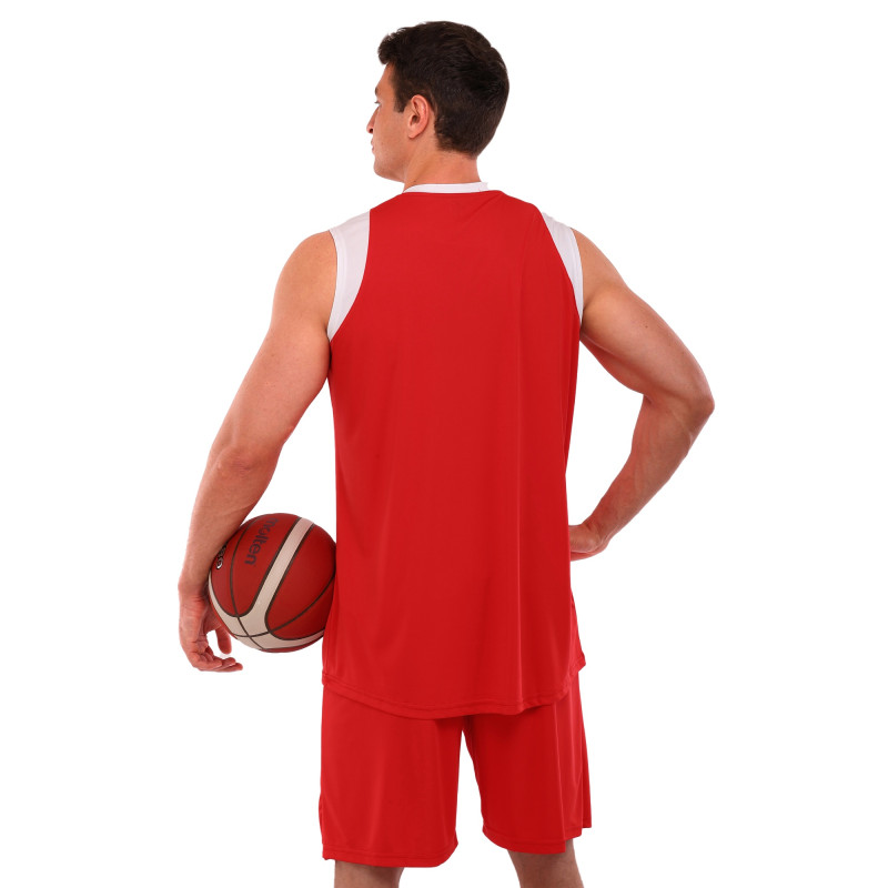 Форма баскетбольна майка та шорти Joma FINAL II 102849-602 5XS-2XL червоний-білий