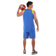 Форма баскетбольна майка та шорти Joma FINAL II 102849-709 5XS-2XL синій-жовтий