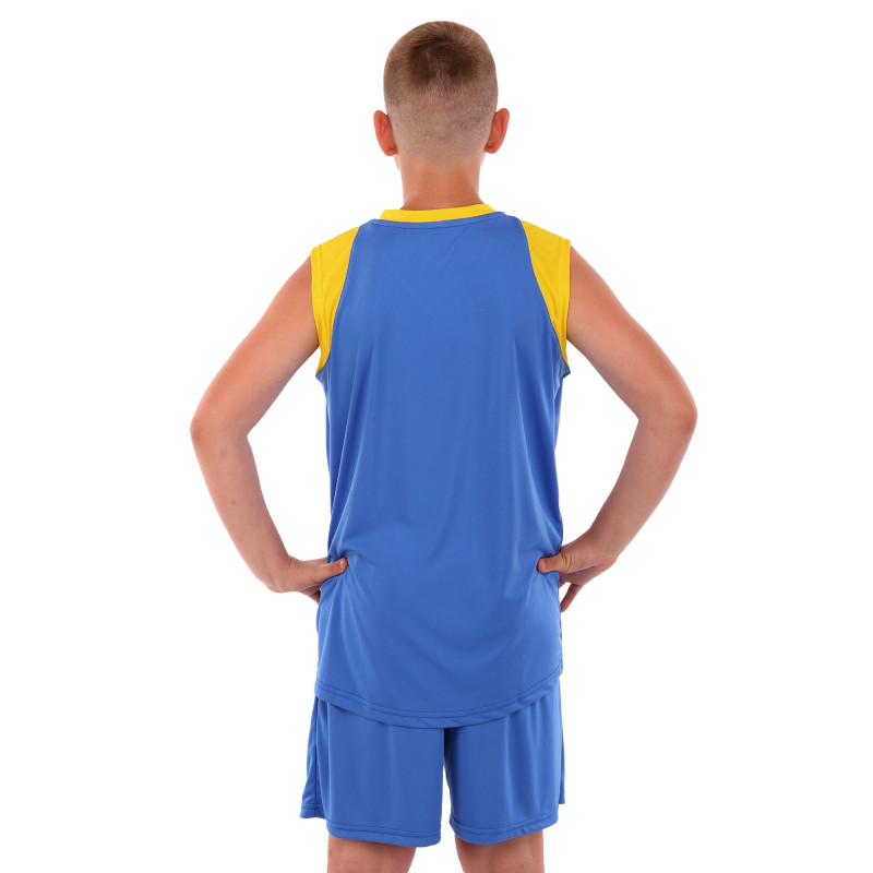 Форма баскетбольна майка та шорти Joma FINAL II 102849-709 5XS-2XL синій-жовтий